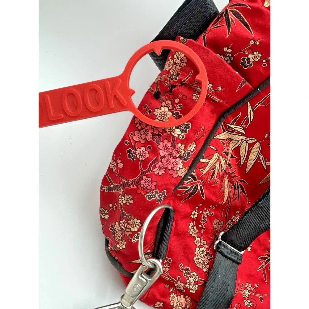 Nearly New Gorgeous Petunia Pickle Bottom Pink Floral Print Diaper Bag Backpack